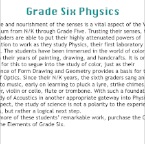 Introduction to Grade 6 Physics