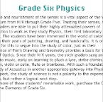 Introduction to Grade 6 Physics